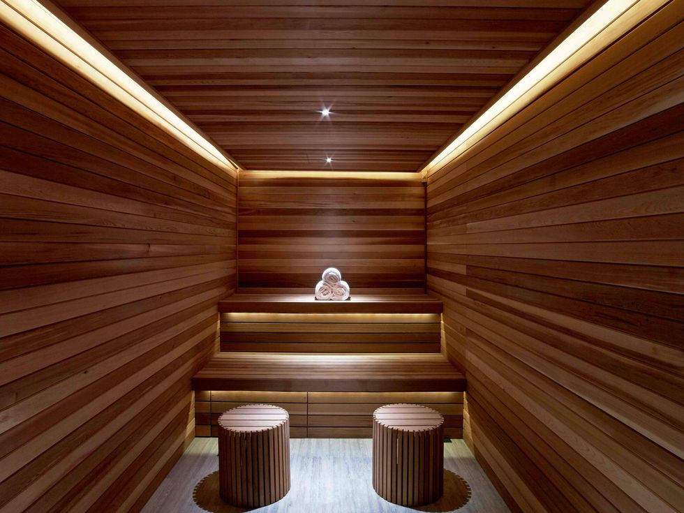 sauna, ESPA, The Joule