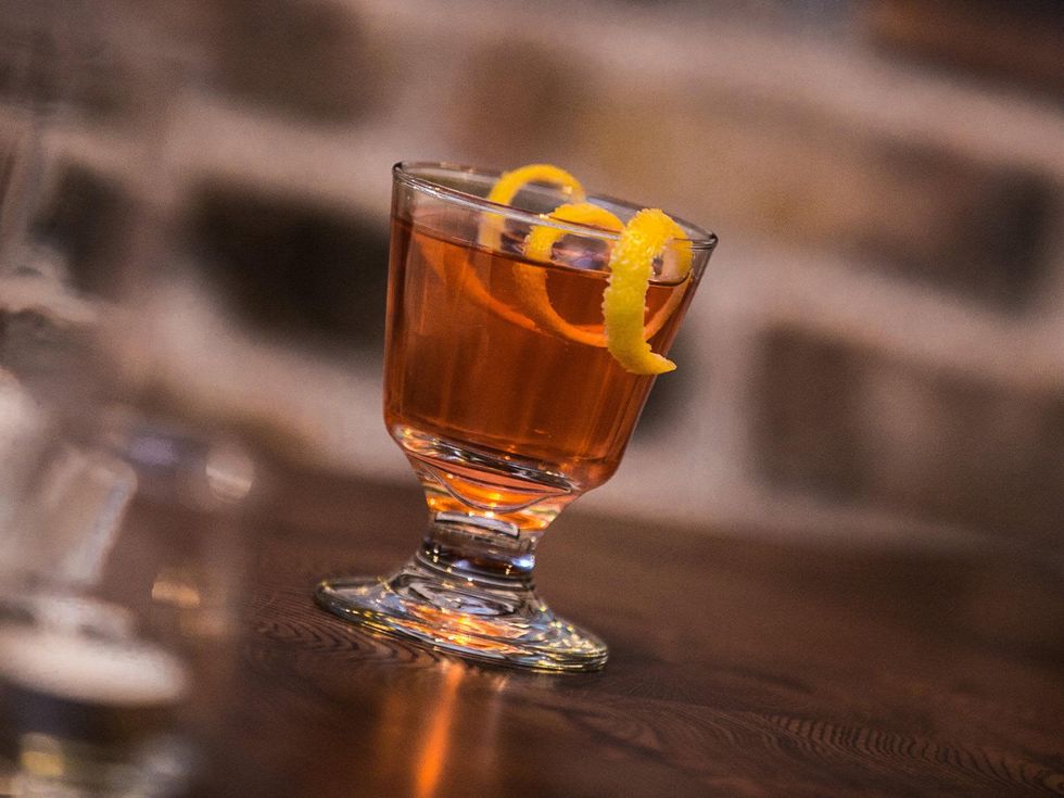 Sazerac at Barter restaurant in Dallas