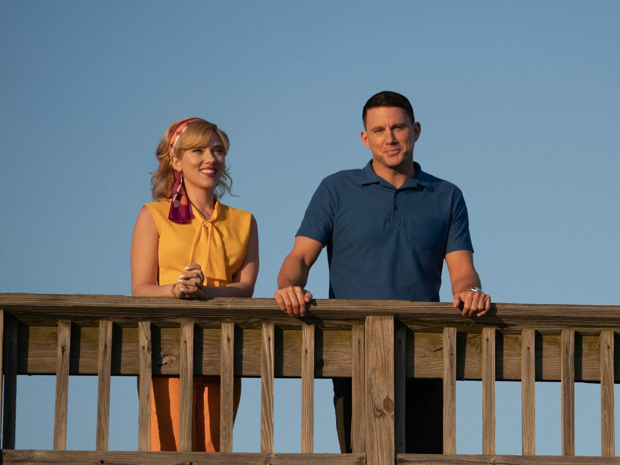 Scarlett Johansson and Channing Tatum in Fly Me to the Moon