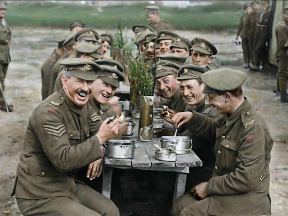 Scene from They Shall Not Grow Old
