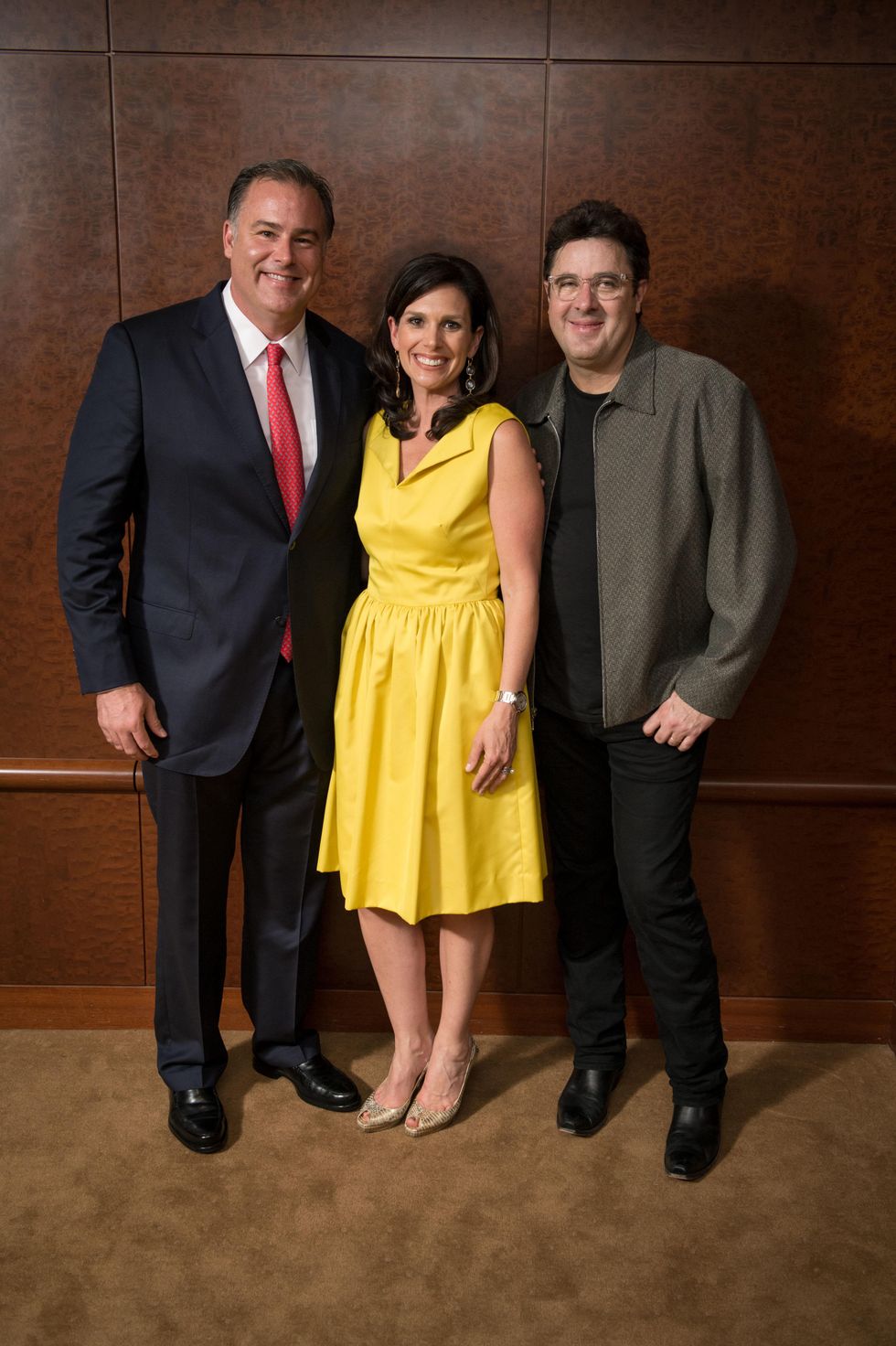Scott Gooch, Cecily Gooch, Vince Gill