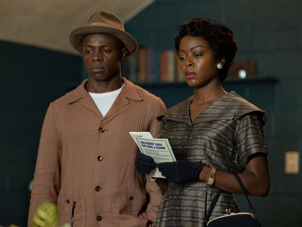 Sean Patrick Thomas and Danielle Deadwyler in Till