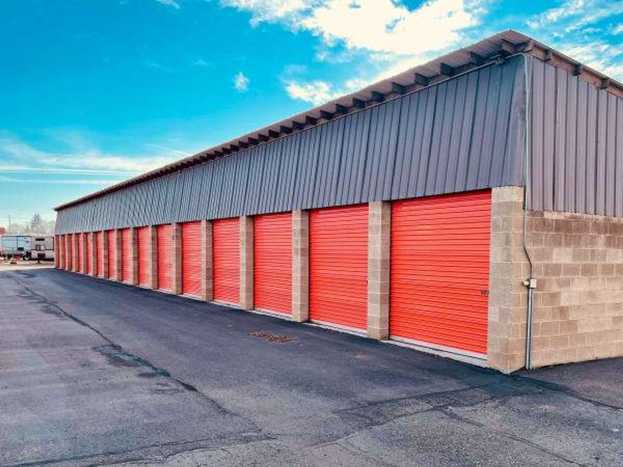 Self storage units