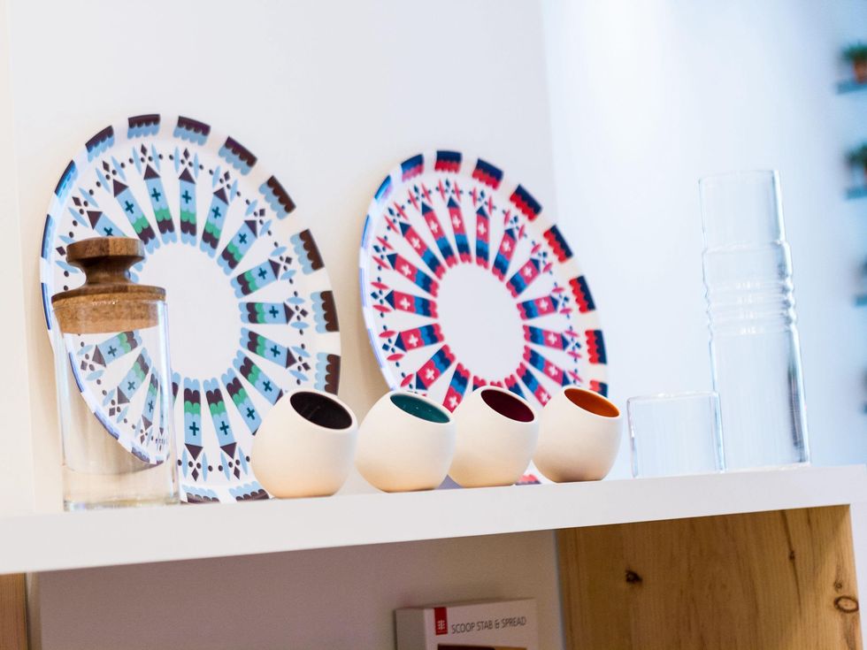 Serving platters at TenOverSix Presents in Dallas