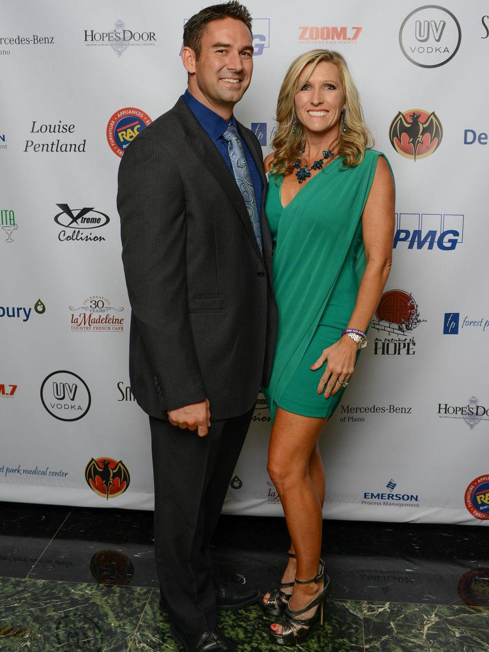 Shane Funk and HD Board President Stephanie Funk