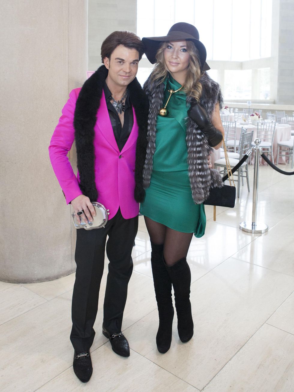 Shane walker, Julia kanaan, LLS luncheon