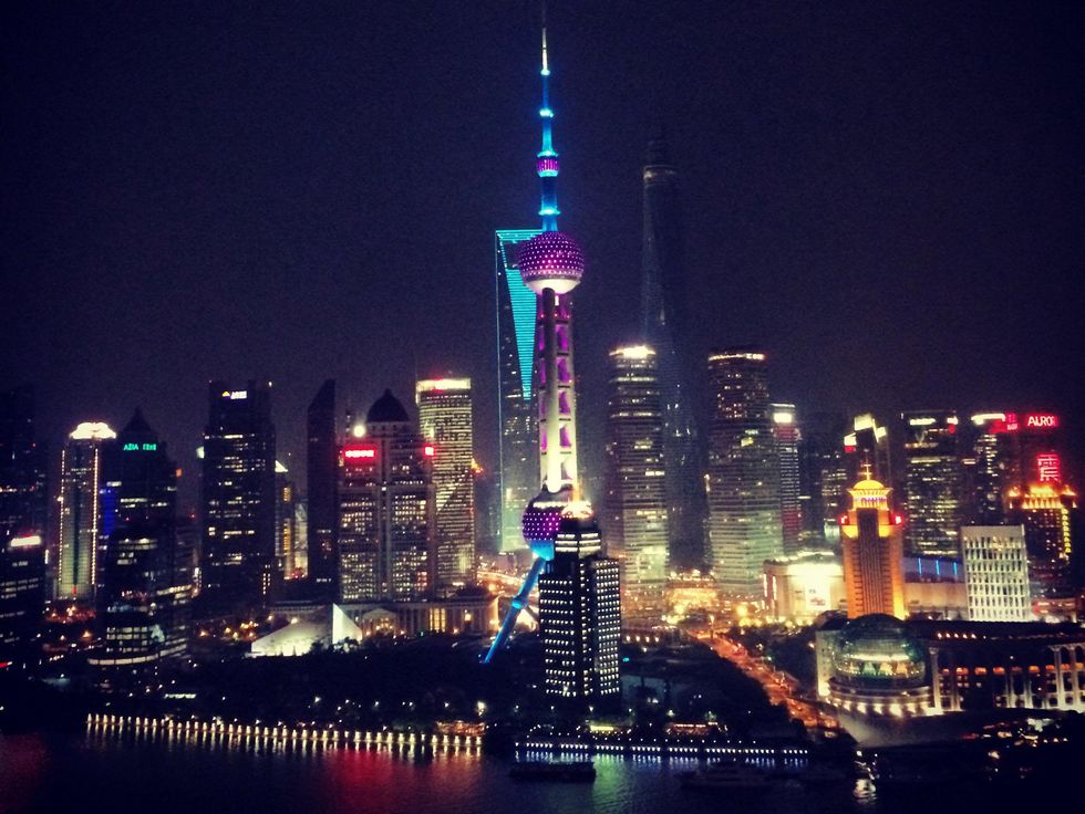 Shanghai at night