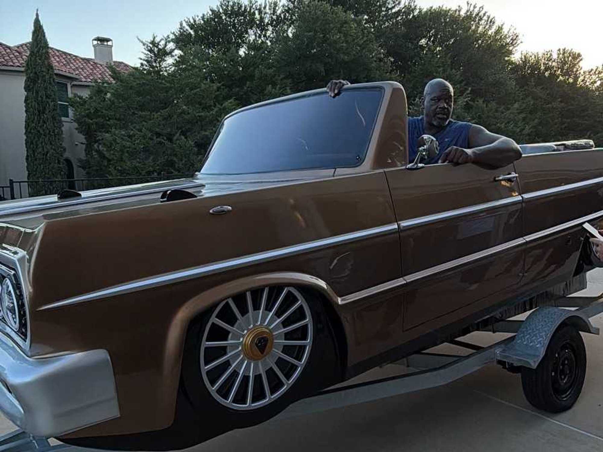 Shaquille O'Neal Impala boat