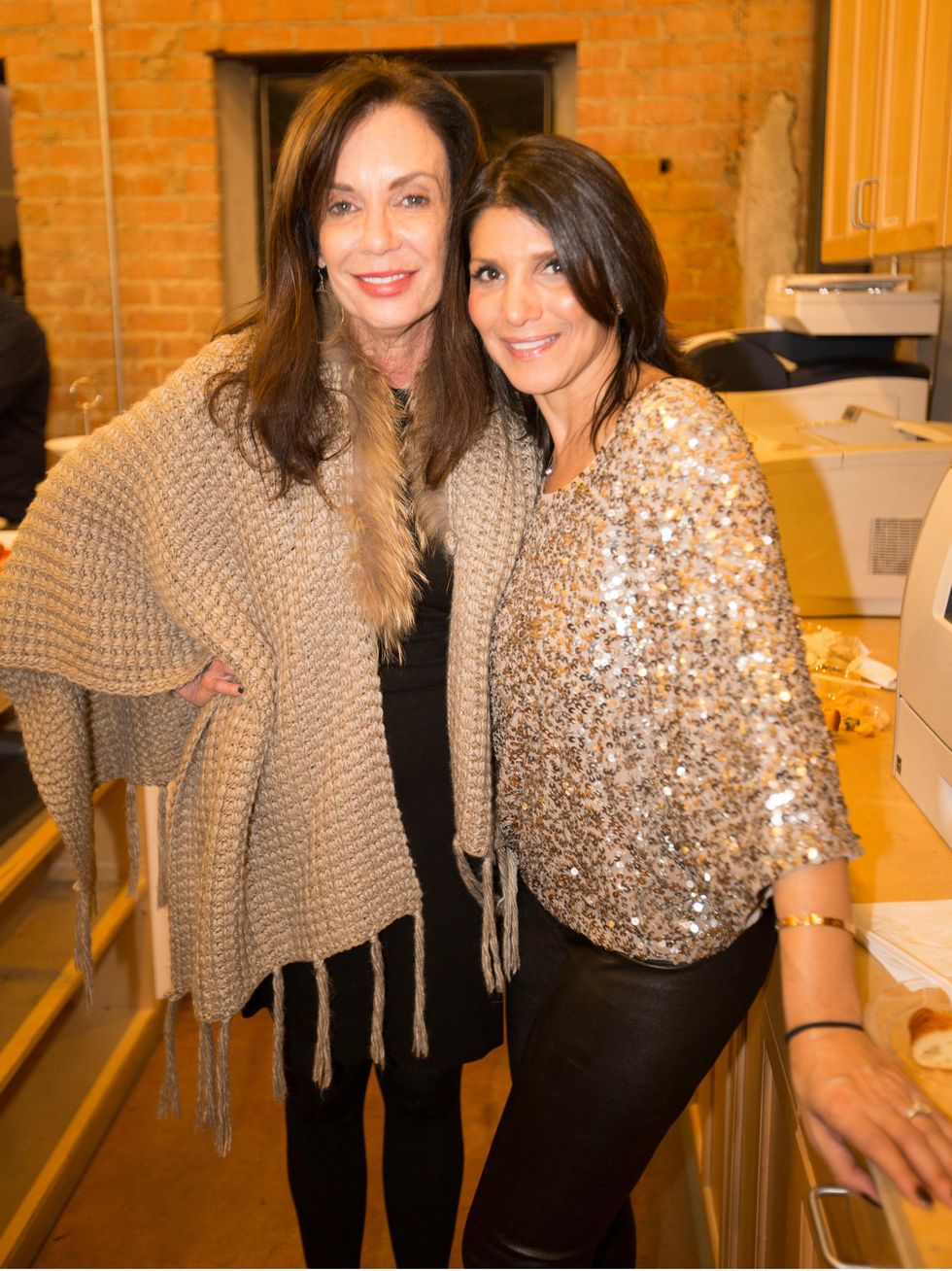 Sharon Burgher and Vinita Schroeder, black book ink