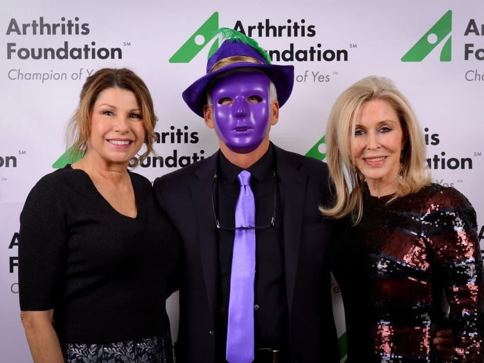 Sharon Devereux, Paul Devereux, Kathy Clark, Arthritis Foundation Mardi Gras Ball
