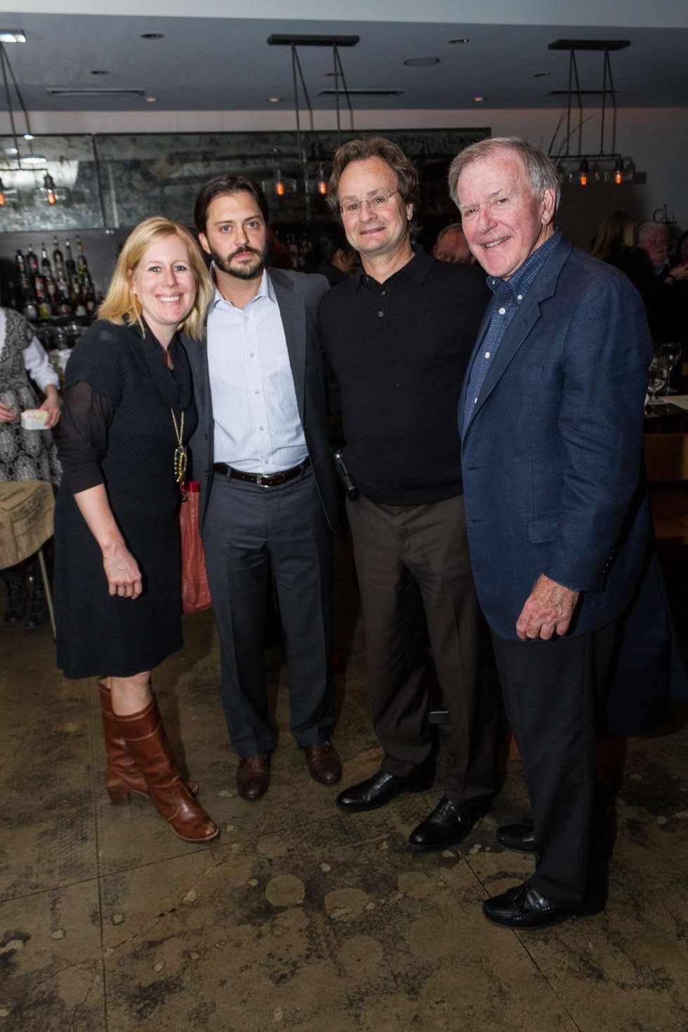Sharon Lyle, Chris Quadri, Ken Barth, Bobby Lyle at Cafe Momentum pop-up dinner at FT33 in Dallas