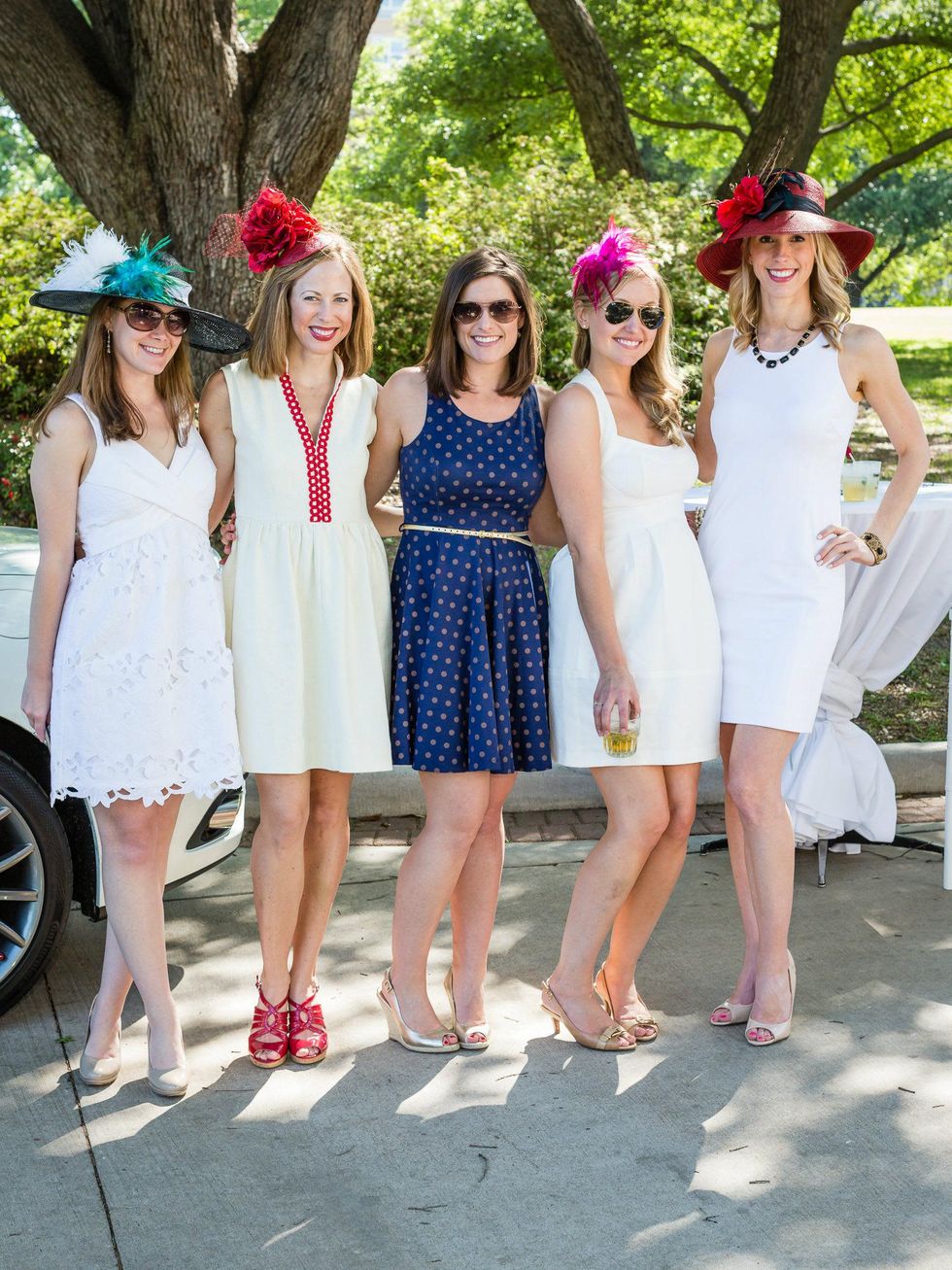 Shelle Wolters, Allison Edwards, Karen Ribar, Jane Marie Jones, Kathryn Moore, Day at the Races