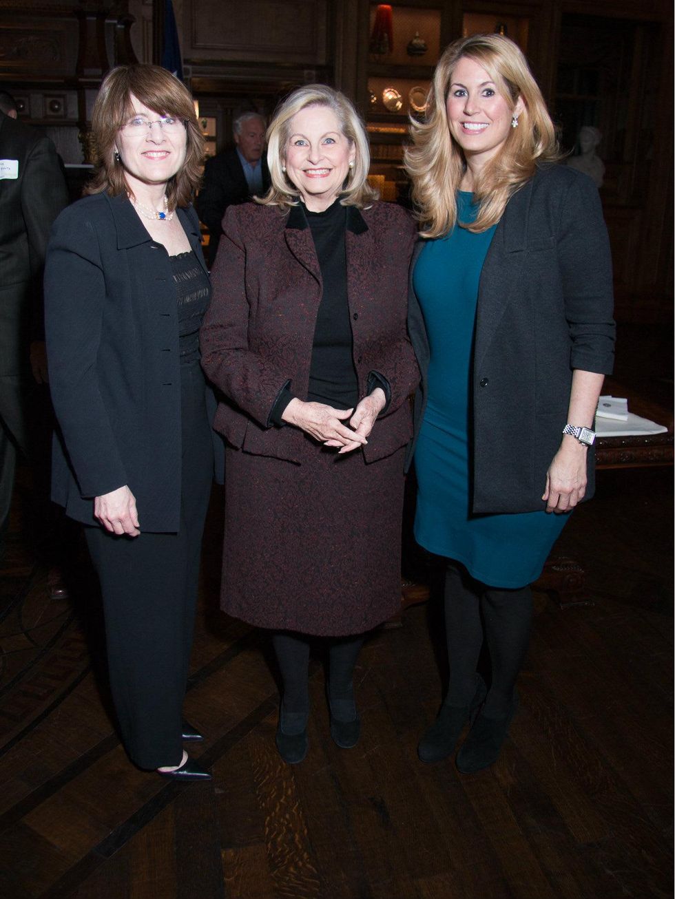 Shelley Stanzel, Regina Fonts and Carla Lyon , Billiard Ball Kickoff