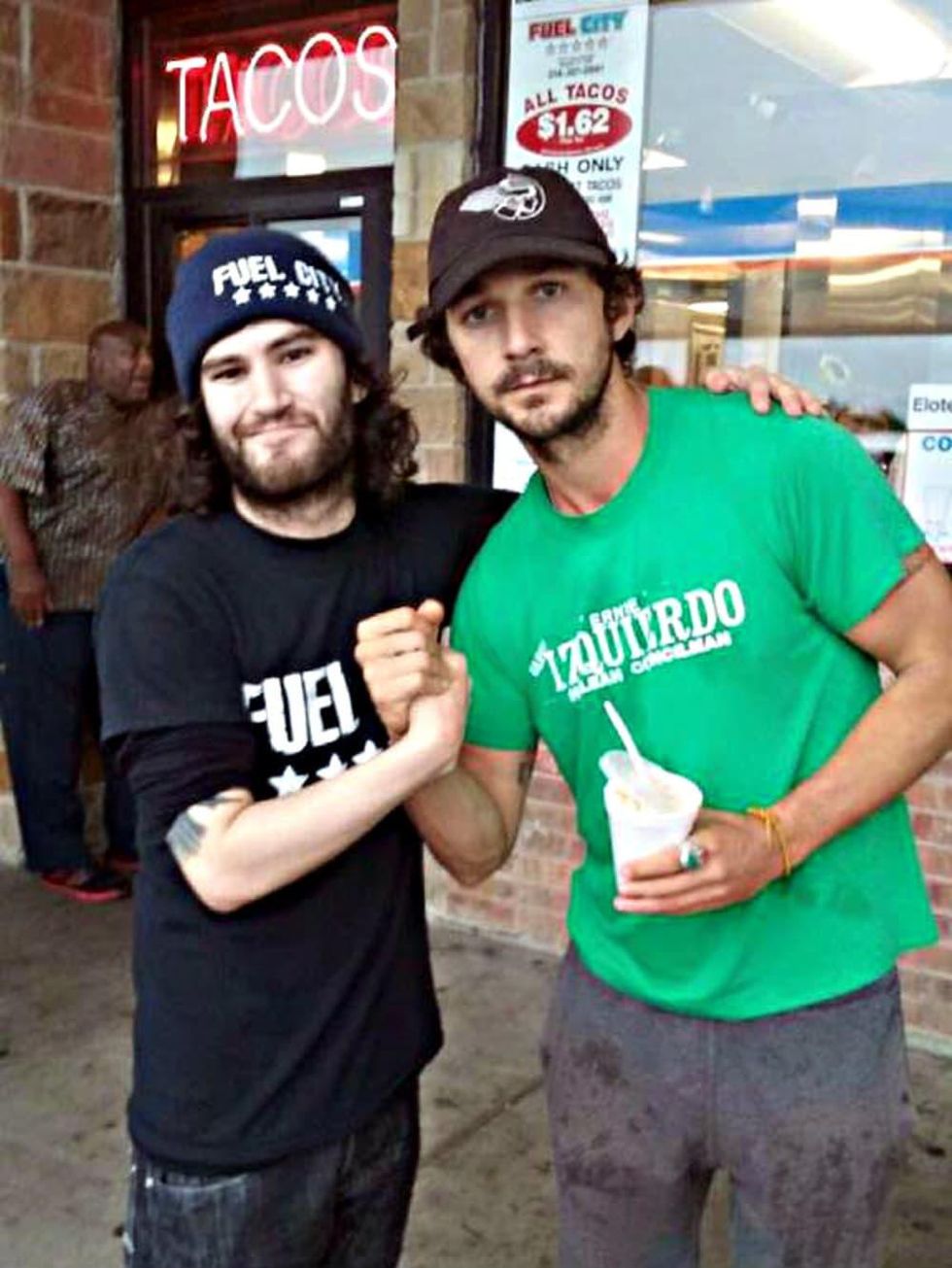 Shia LaBeouf at Fuel City in Mesquite