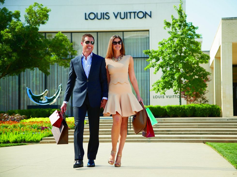 Shoppers at NorthPark Center in Dallas