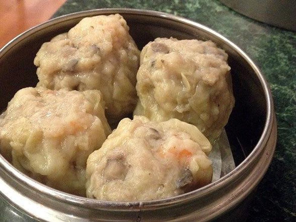 Shrimp and pork dumplings at JS Chen's in Plano