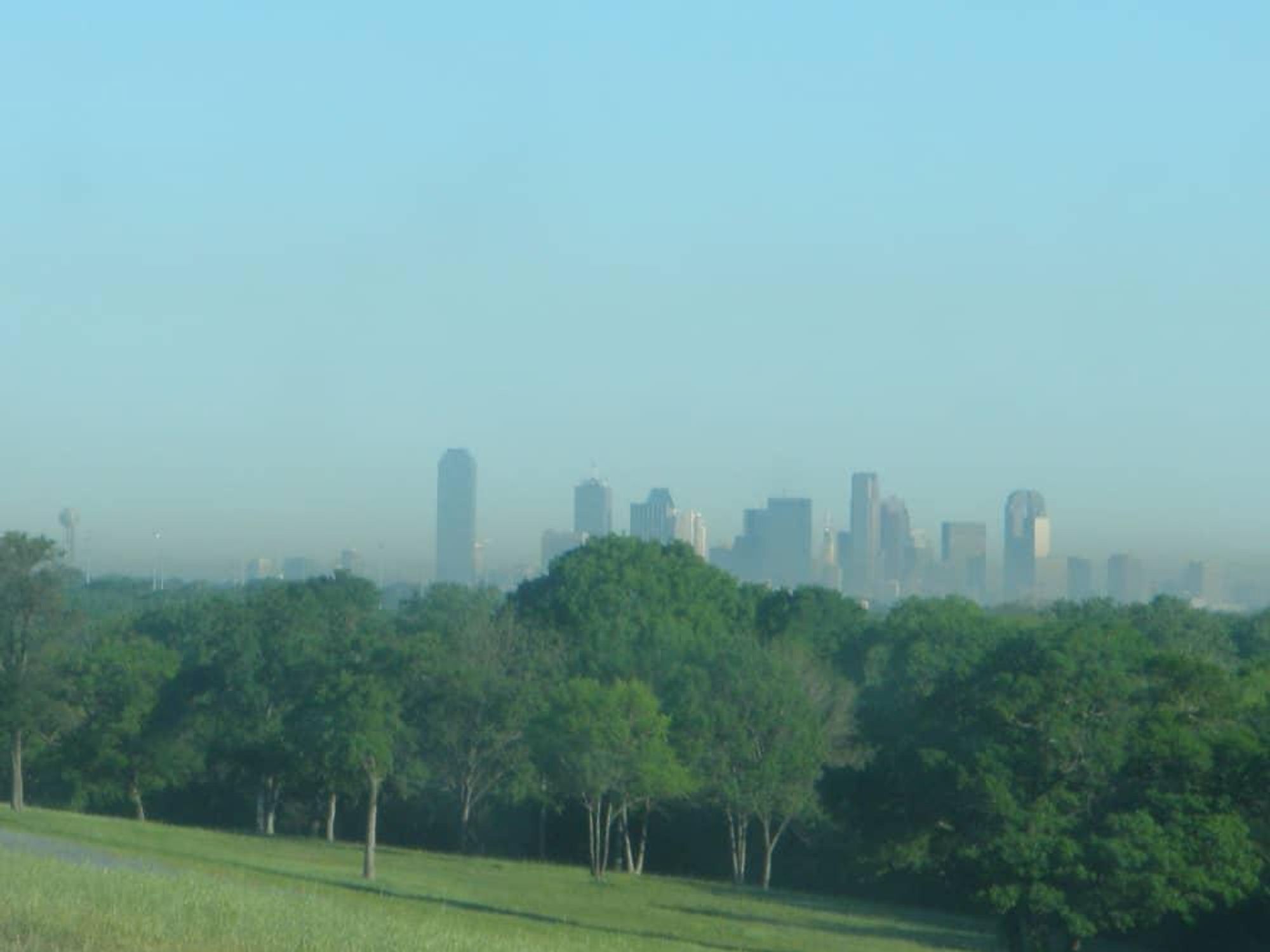 Smog in Dallas, Texas