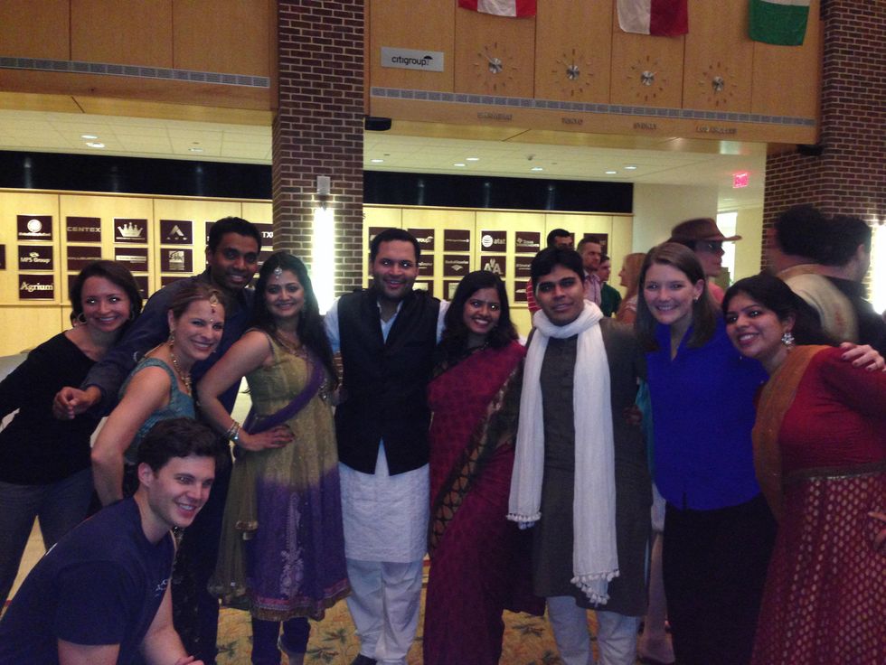SMU Cox students at International Festival