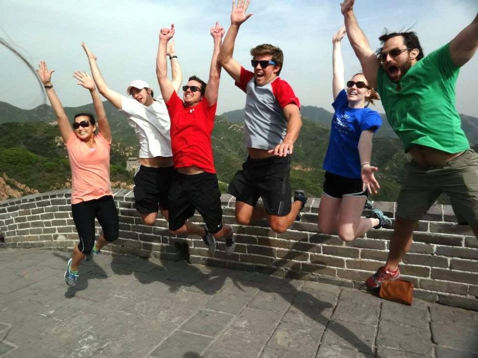 SMU Cox students on GLP trip
