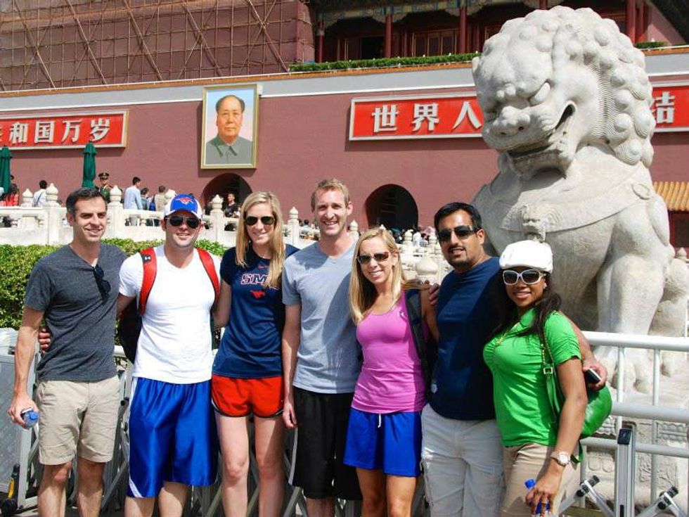 SMU Cox students on GLP trip