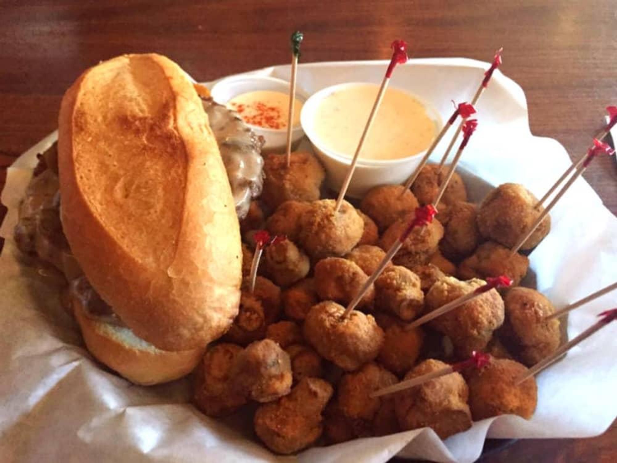 Snookie's Oak Lawn mushrooms