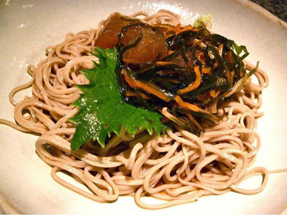 Soba noodles at Tei An restaurant in Dallas