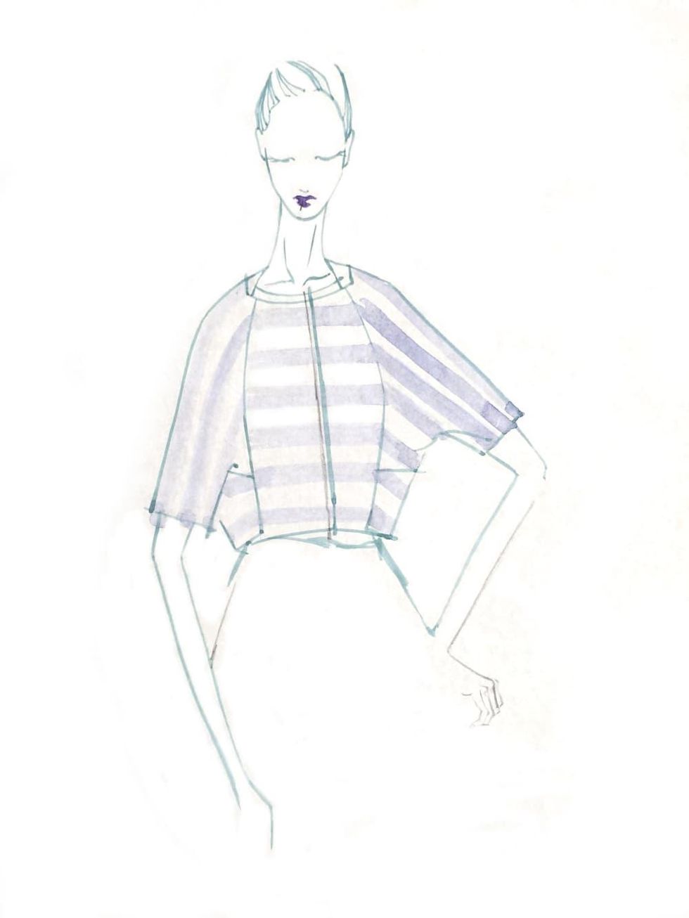 Son Jung Wan sketch and inspiration New York Fashion Week spring 2016
