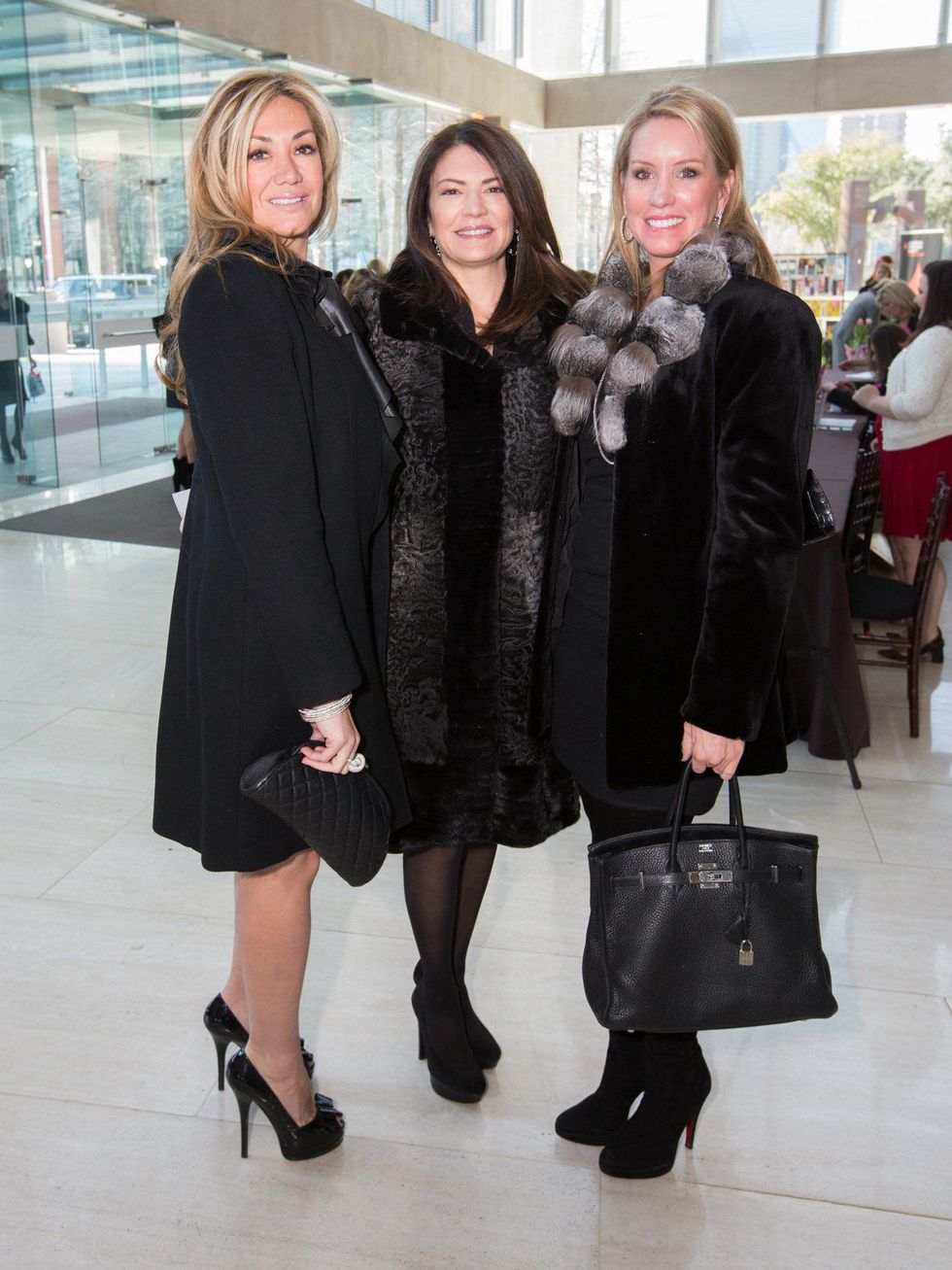 Sonia Black, Donna Brittingham, Amy Turner, saint valentine's day luncheon