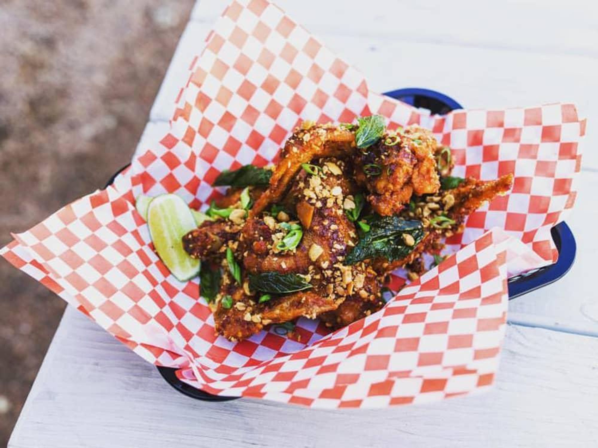 Soursop food truck chicken wings