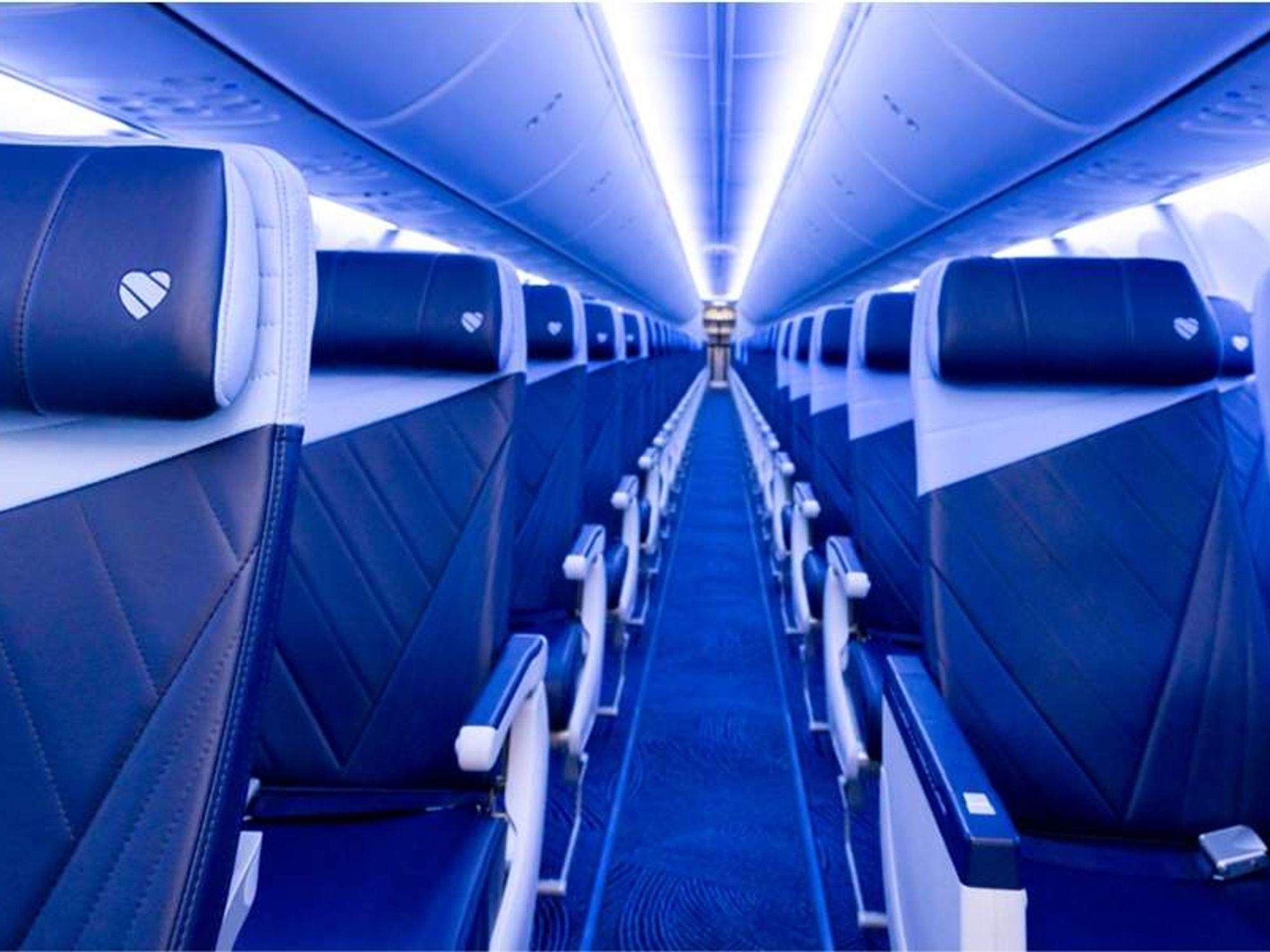 Southwest Airlines cabin seating