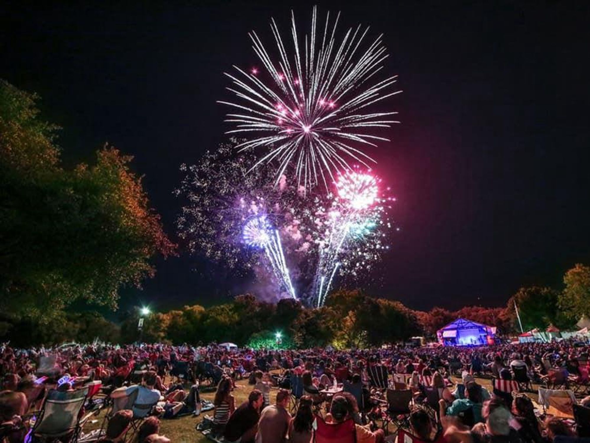 spark in the park fireworks