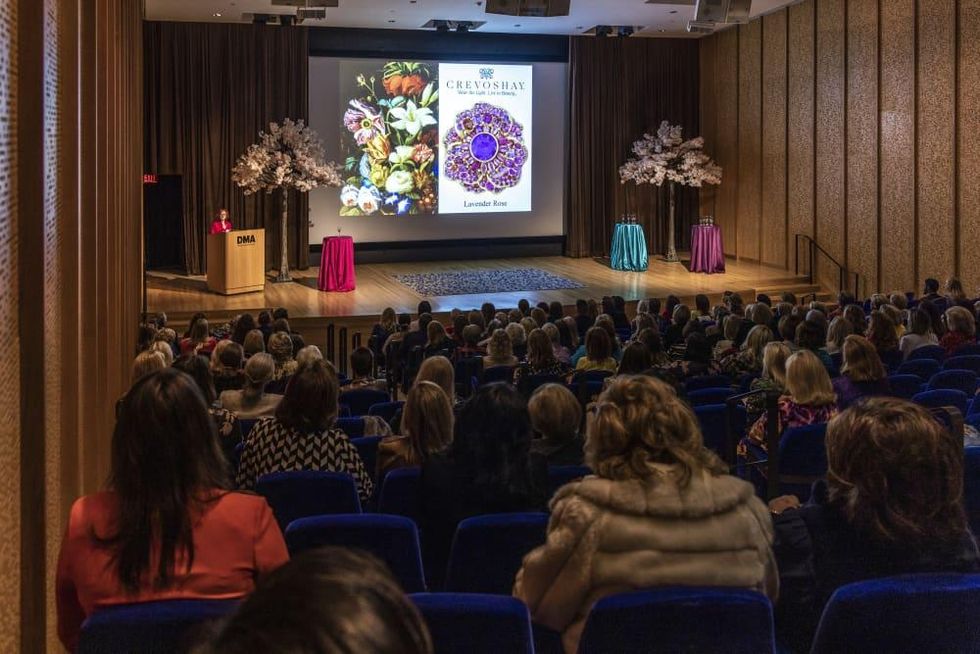 Speaker Paula Crevoshay in Horchow Auditorium