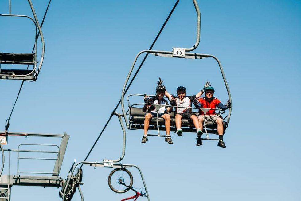 Texas' first skilift bike park takes mountain bike adventures to new heights in the Hill