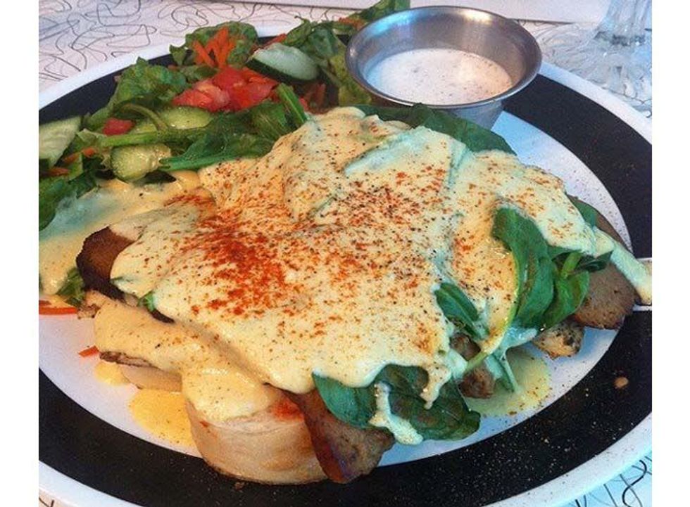 Spiral Diner, tofu benedict