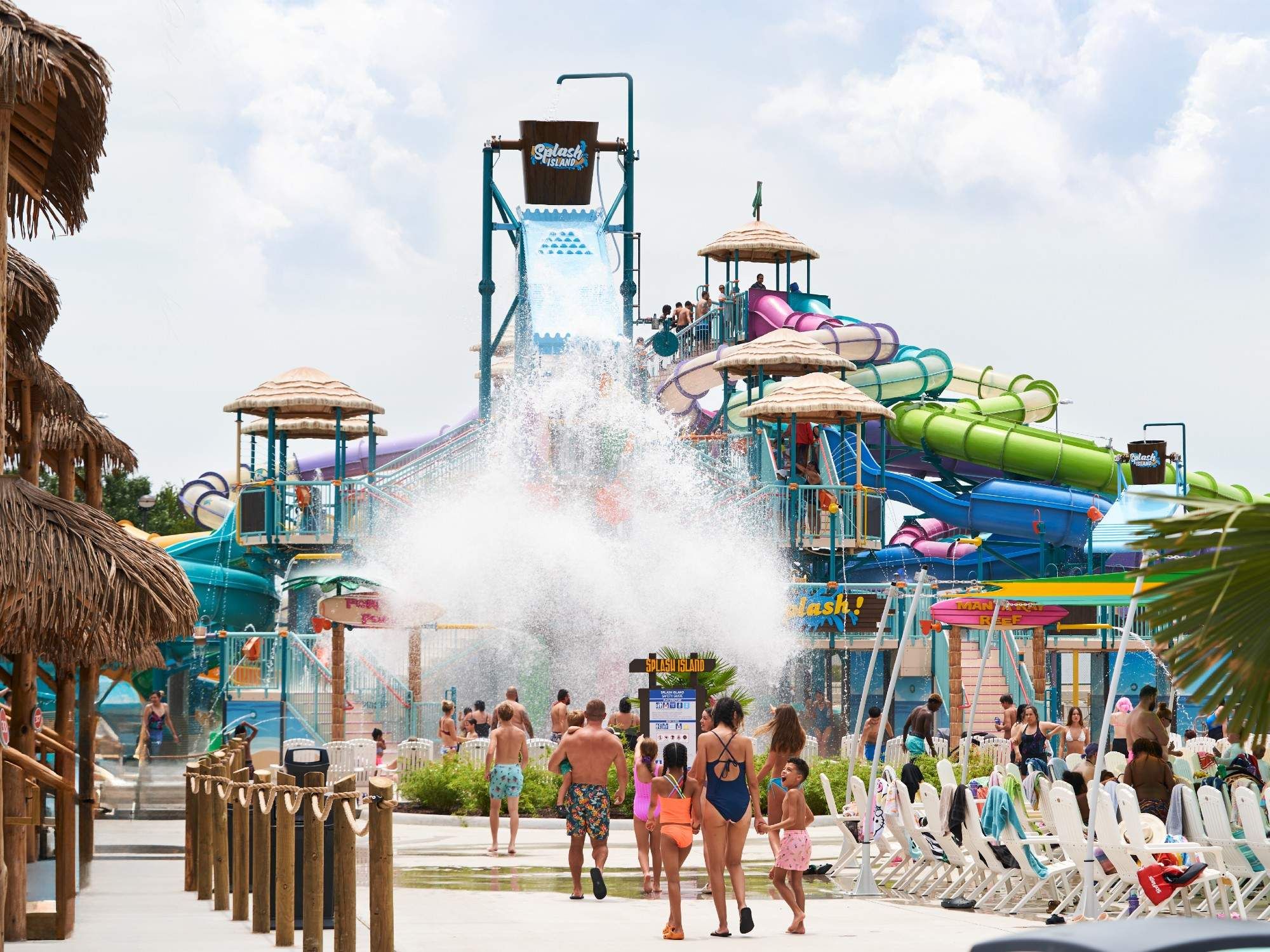 Splash Island at Six Flags Hurricane Harbor Arlington
