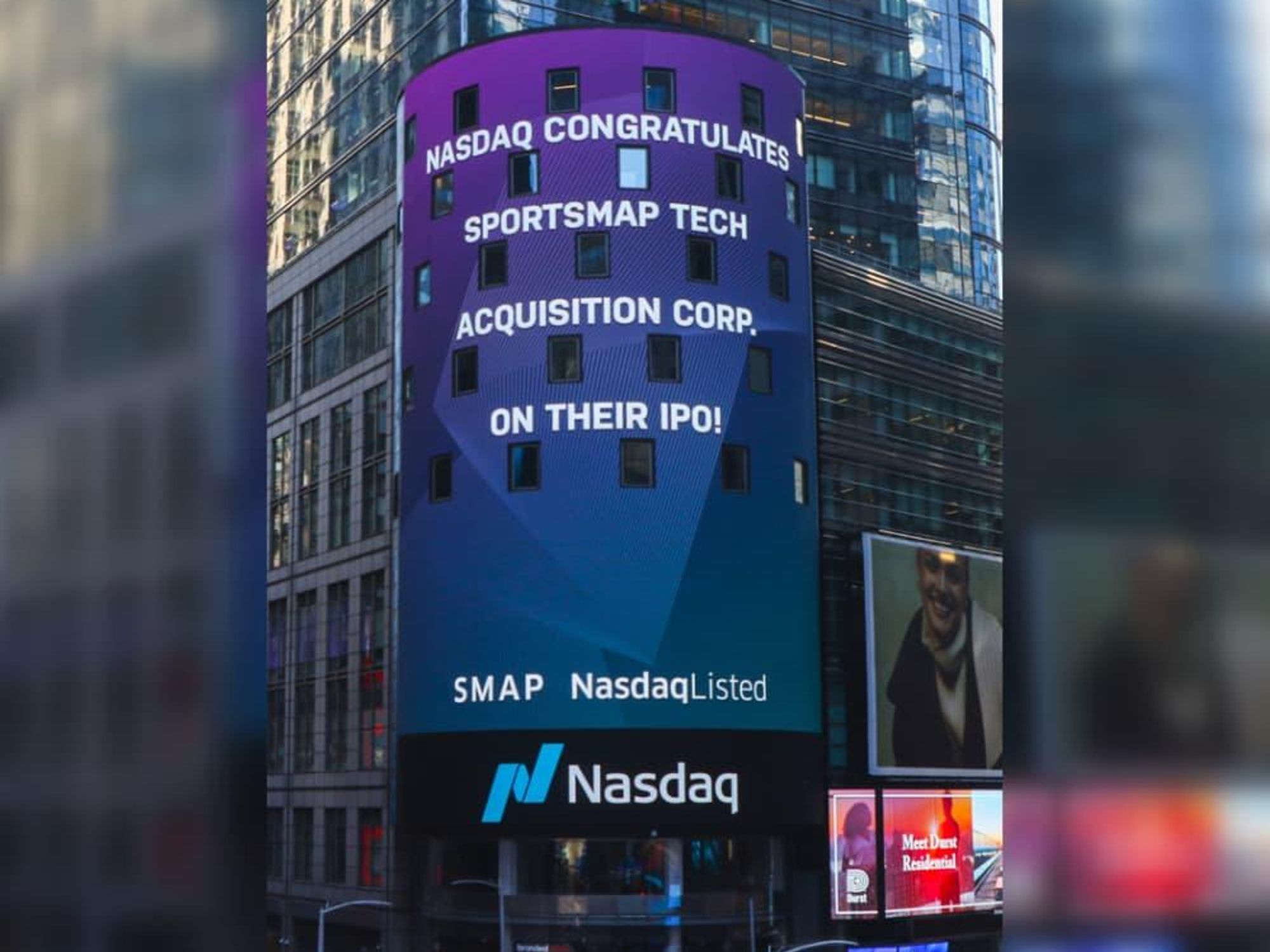 SportsMap Tech Acquisition Group NASDAQ