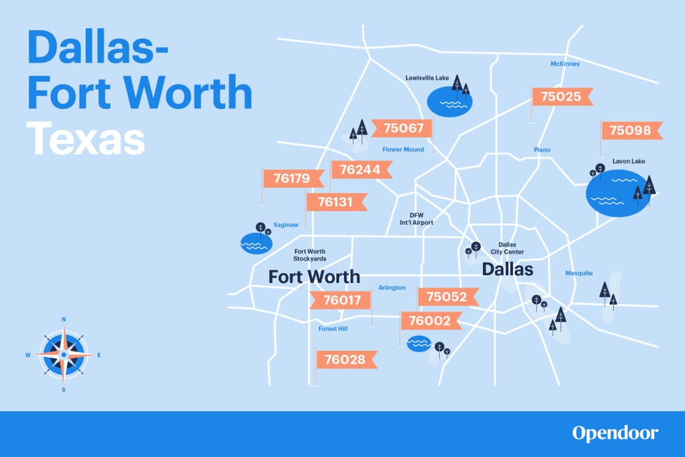 These Are The 10 Hottest Zip Codes In Dallas Fort Worth This Spring Culturemap Dallas 5091