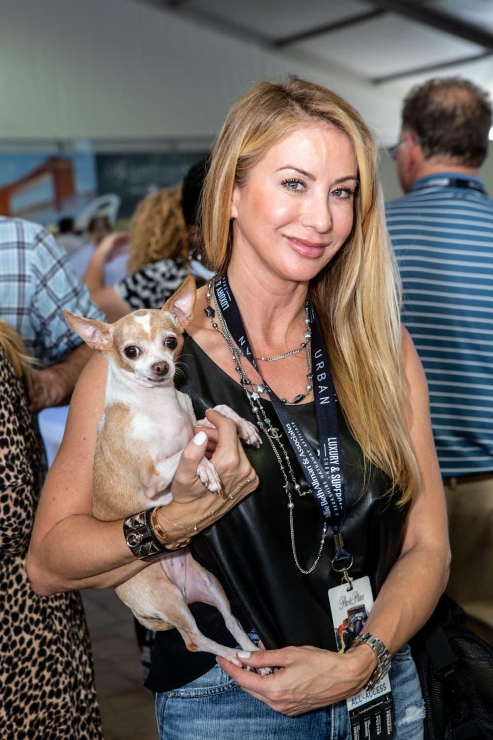 Stacy Hicks with Portia