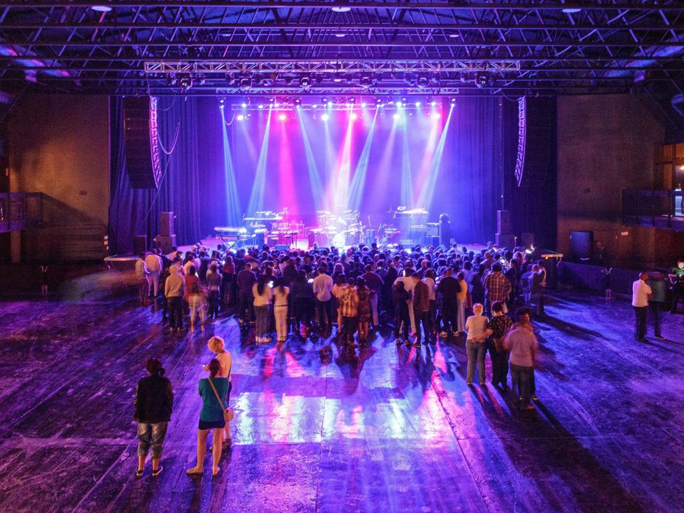 Stage at Bomb Factory in Deep Ellum