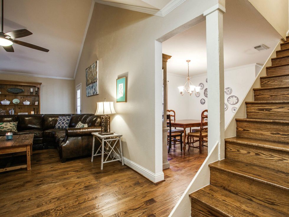 Stairway at 1500 Stoneham Place in Richardson