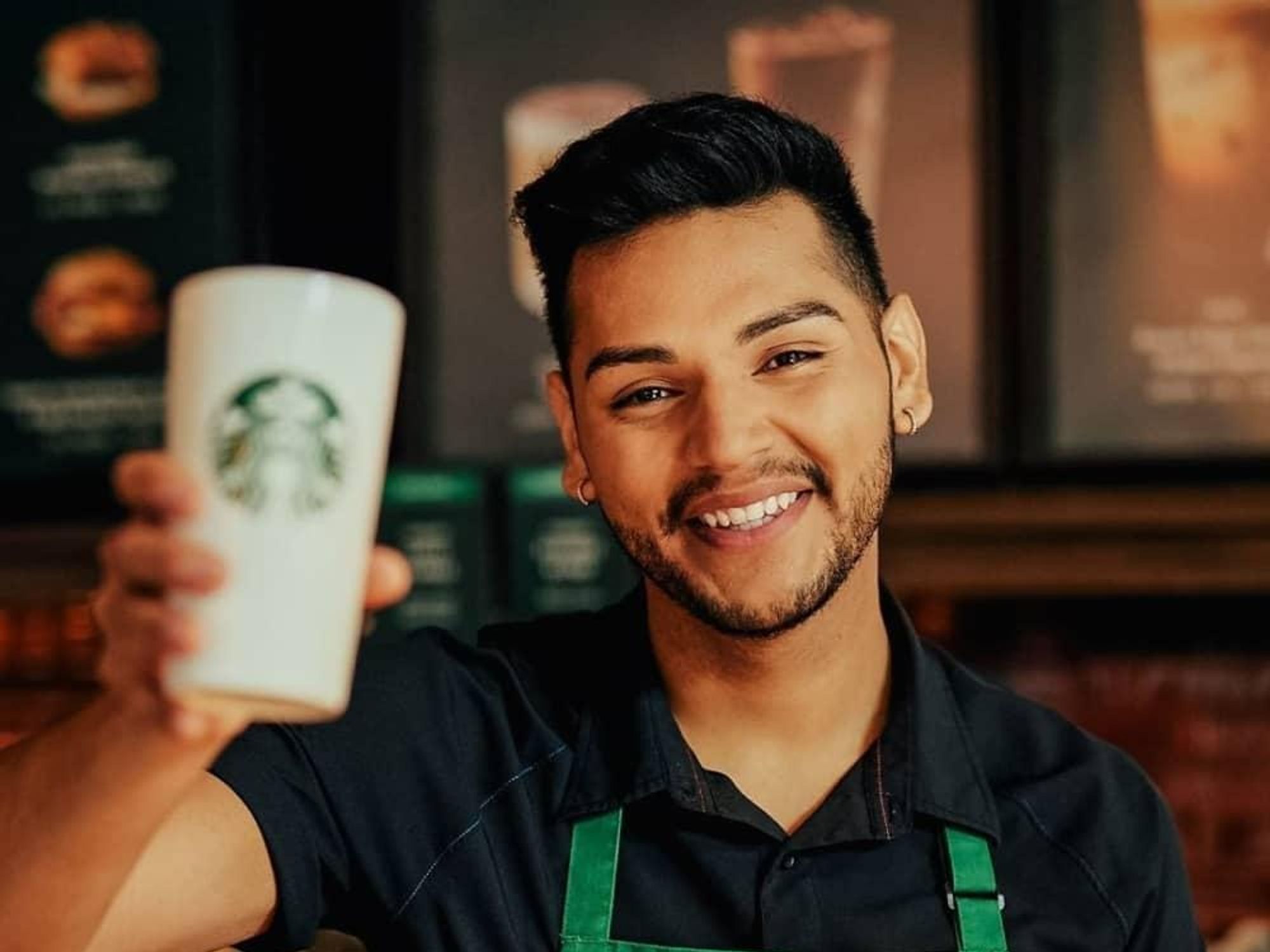 Starbucks worker