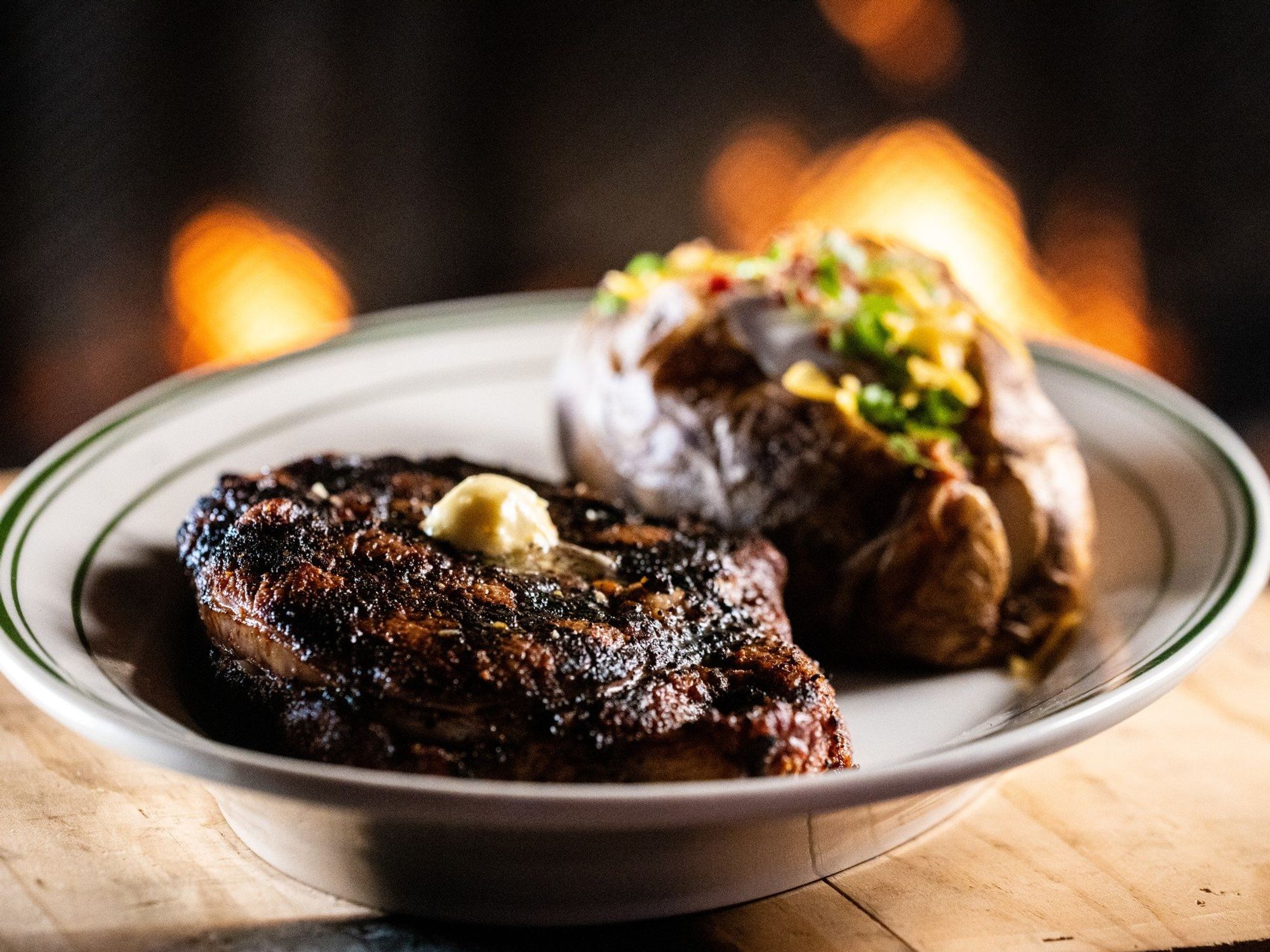 Steak & baked potato Culpepper