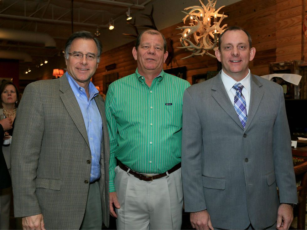 stephen akin, chic henderson, marvin jolly, anteks christmas party