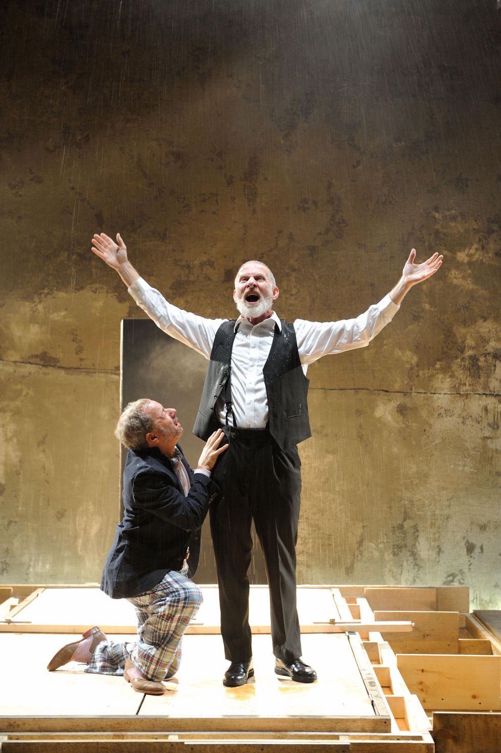 Stephen Berenson and Brian McEleney in King Lear, presented by Dallas Theater Center