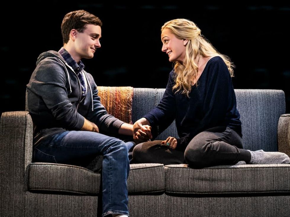 Stephen Christopher Anthony and Jessica E. Sherman in Dear Evan Hansen