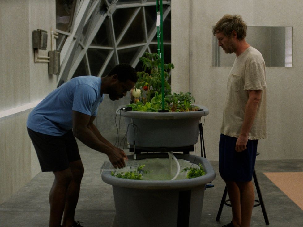 Sterling K. Brown and Mark Duplass in Biosphere