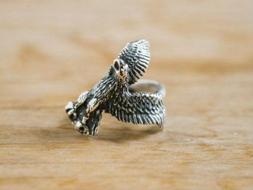 Sterling Silver eagle ring, The Silver Soul