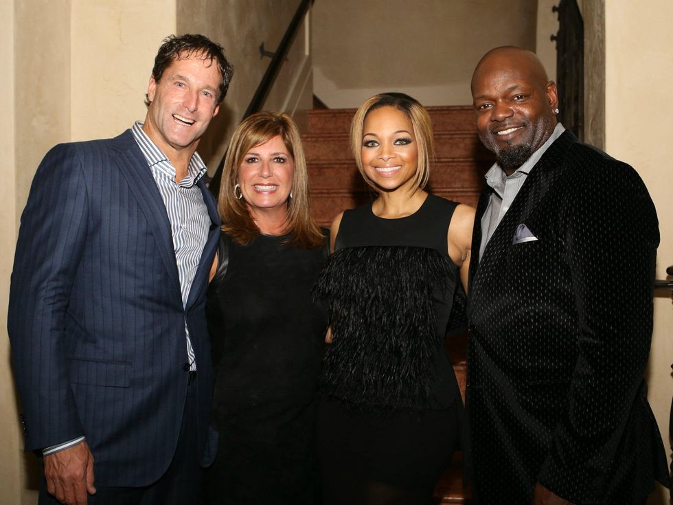 Steve and Lisa Lieberman, Pat and Emmitt Smith, ESCI kickoff party