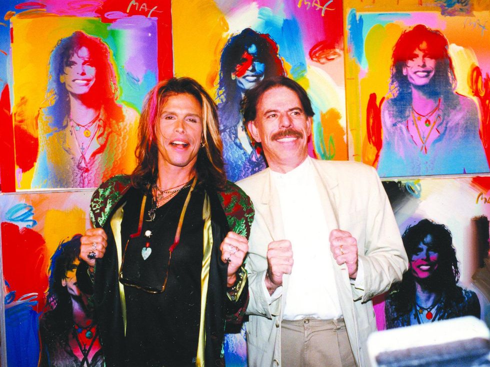 Steven Tyler and Peter Max