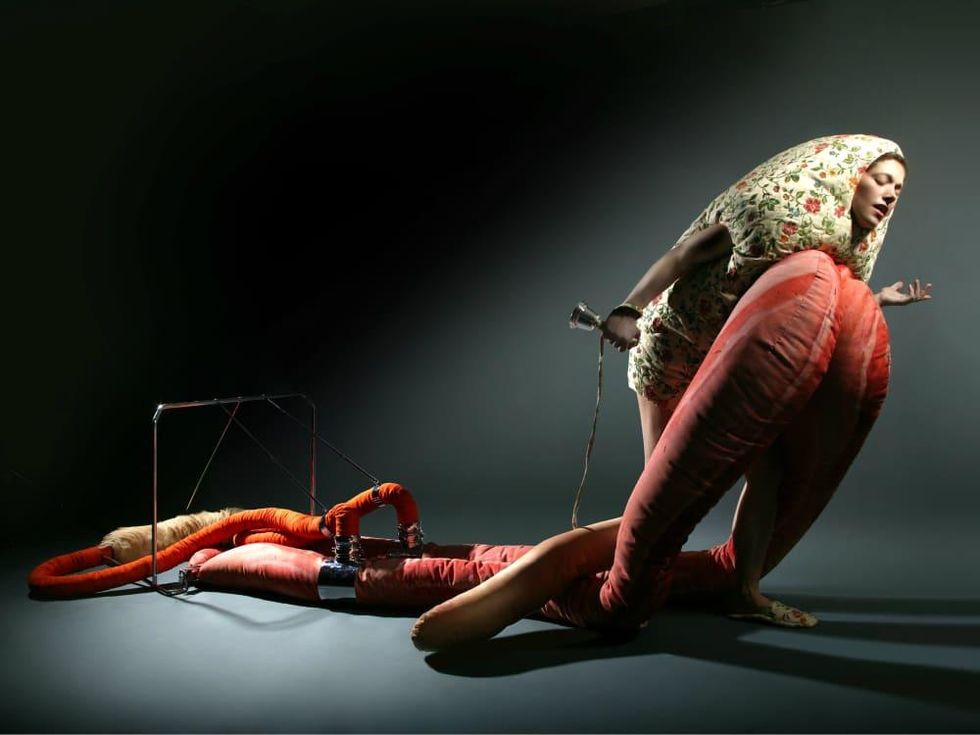 Still from Lamentation, Clarina Bezzola, Video Performance